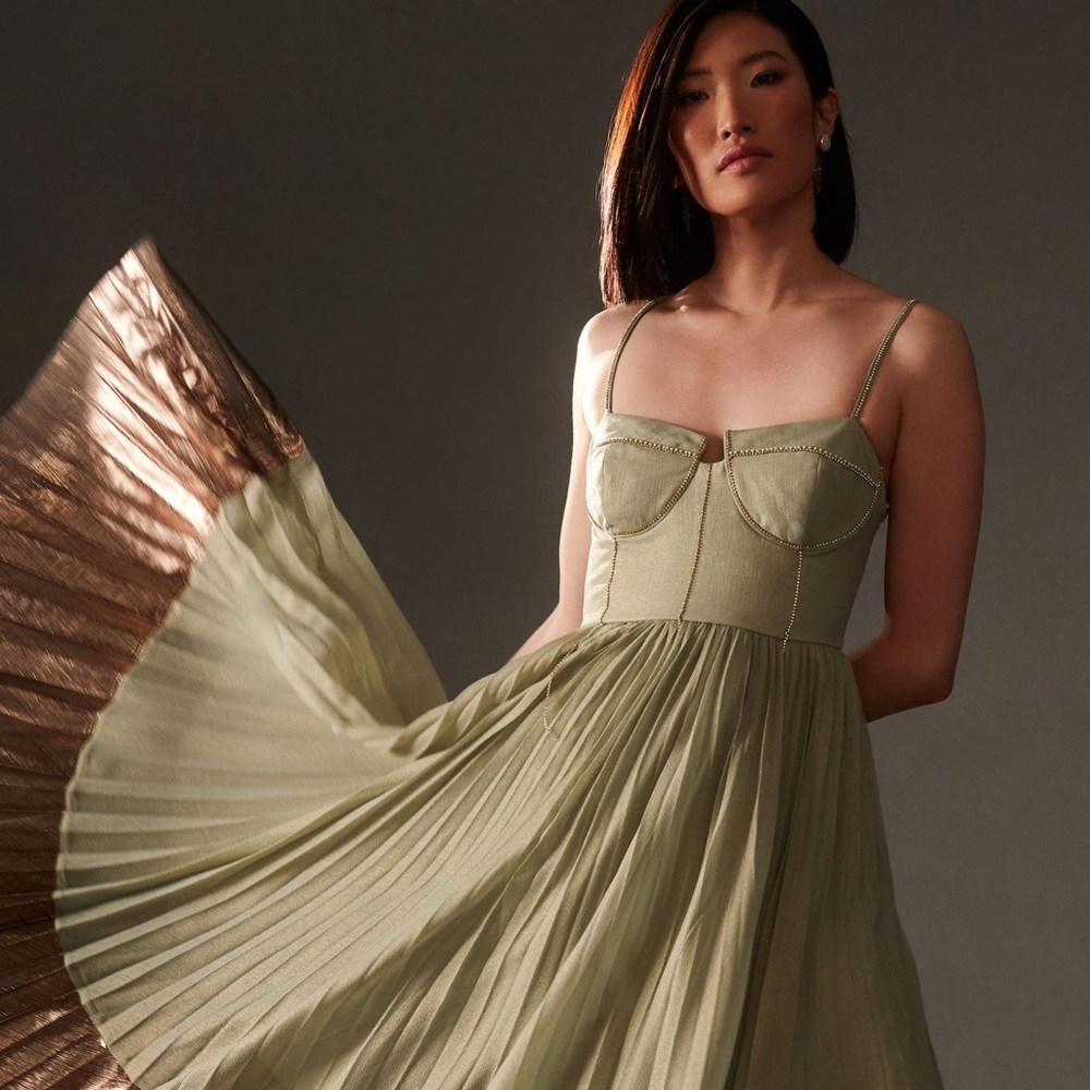 NEW XS Anthropologie Verb by Pallavi Singhee Corset Dress